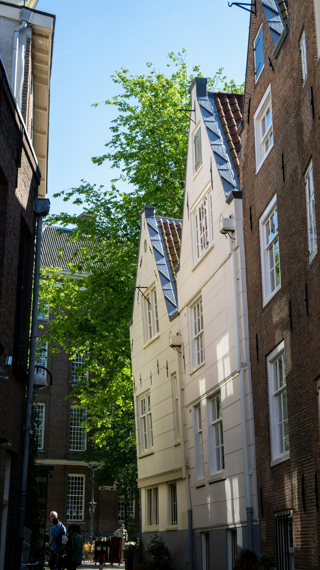 Gebouw met Nederlandse vlag